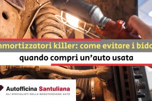 Ammortizzatori killer: come evitare i “bidoni” quando compri un'auto usata La verità sul perché gli ammortizzatori 'stanchi' dell’automobile che vuoi comprare potrebbero costarti molto caro